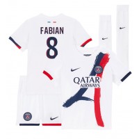 Maglie da calcio Paris Saint-Germain Fabian Ruiz #8 Seconda Maglia Bambino 2024-25 Manica Corta (+ Pantaloni corti)